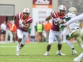 September 8, 2018: Virginia Tech Hokies running back Jalen Holston (13) breaks out of the backfield during NCAA football action between the William & Mary Tribe and the Virginia Tech Hokies at Lane Stadium in Blacksburg, VA. Jonathan Huff/CSM