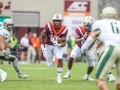 September 8, 2018: Virginia Tech Hokies running back Jalen Holston (13) breaks out of the backfield during NCAA football action between the William & Mary Tribe and the Virginia Tech Hokies at Lane Stadium in Blacksburg, VA. Jonathan Huff/CSM