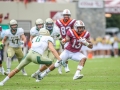 September 8, 2018: Virginia Tech Hokies running back Jalen Holston (13) breaks out of the backfield during NCAA football action between the William & Mary Tribe and the Virginia Tech Hokies at Lane Stadium in Blacksburg, VA. Jonathan Huff/CSM