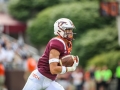September 8, 2018: Virginia Tech Hokies defensive back Caleb Farley (3) brings the ball out of the end zone to return a kickoff during NCAA football action between the William & Mary Tribe and the Virginia Tech Hokies at Lane Stadium in Blacksburg, VA. Jonathan Huff/CSM