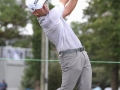 August 18, 2018: Ryan Armour watches his drive off of the 11th tee during the third round of the Wyndham Championship at Sedgefield Country Club in Greensboro, NC. Jonathan Huff/CSM