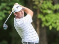 August 19, 2018: Michael Thompson tees off from the second tee during the final round of the Wyndham Championship at Sedgefield Country Club in Greensboro, NC. Jonathan Huff/CSM