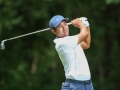 August 19, 2018: C.T. Pan tees off from the second tee during the final round of the Wyndham Championship at Sedgefield Country Club in Greensboro, NC. Jonathan Huff/CSM