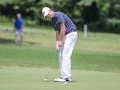 August 19, 2018: Brandt Snedeker putts for birdie on the first hole during the final round of the Wyndham Championship at Sedgefield Country Club in Greensboro, NC. Jonathan Huff/CSM