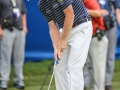 August 19, 2018: Brandt Snedeker putts for birdie and the win at the 18th green during the final round of the Wyndham Championship at Sedgefield Country Club in Greensboro, NC. Jonathan Huff/CSM
