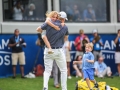 August 19, 2018: Brandt Snedeker is joined by his family to celebrate him winning the Wyndham Championship at Sedgefield Country Club in Greensboro, NC. Jonathan Huff/CSM